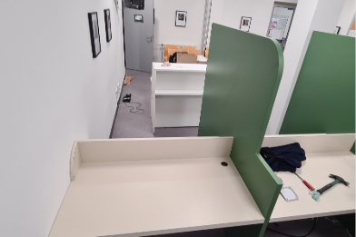 Fabrication et installation mobilier de bureau près de Valenciennes